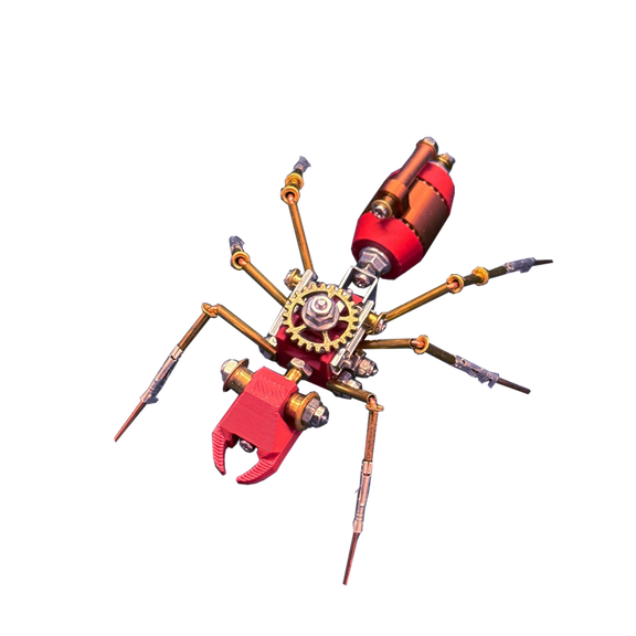 88 Pieces Steampunk Ironjaw Ant DIY 3D Metal Puzzle Model Kit, 3D Assembly Creative Collectible Display Piece Model Decor Birthday Christmas Gift for Adults Teens