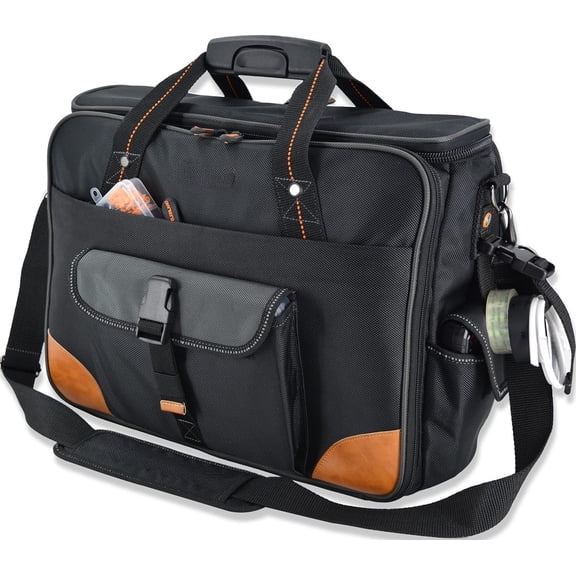 88-Pockets Electrician's Tool Bag - Electrician, Technician, HVAC & Laptop Tool Bag