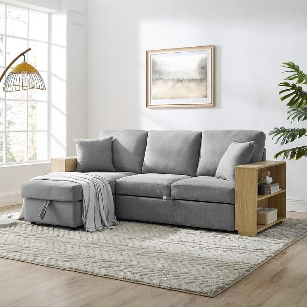 Convertible sofa online chaise sleeper