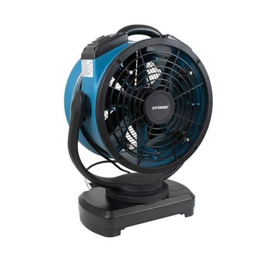 88 W Multipurpose Oscillating Portable 3 Speed Outdoor Cooling Misting Fan with Built-In Water Pump & Hose