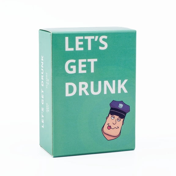 88 pcs Let's Get Drunk Drinking Card Game in Box English Version for Parties Borad Games 8.8x6.3cm