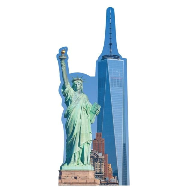 88'' New York Skyline Cardboard Standee with Statue of Liberty