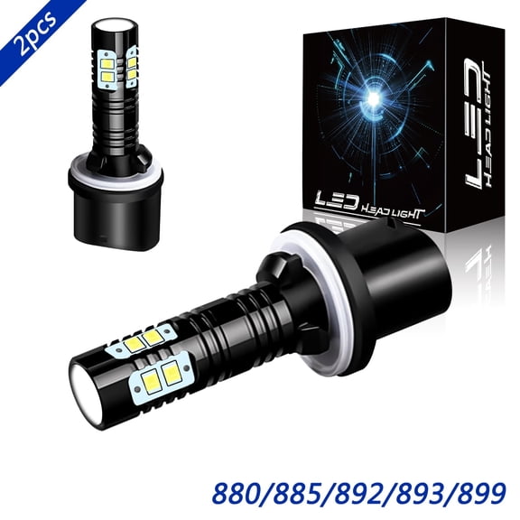 880/885/892/893/899 LED Fog/Driving Light Bulb for Saturn L300 2004 White 6000K 2pcs
