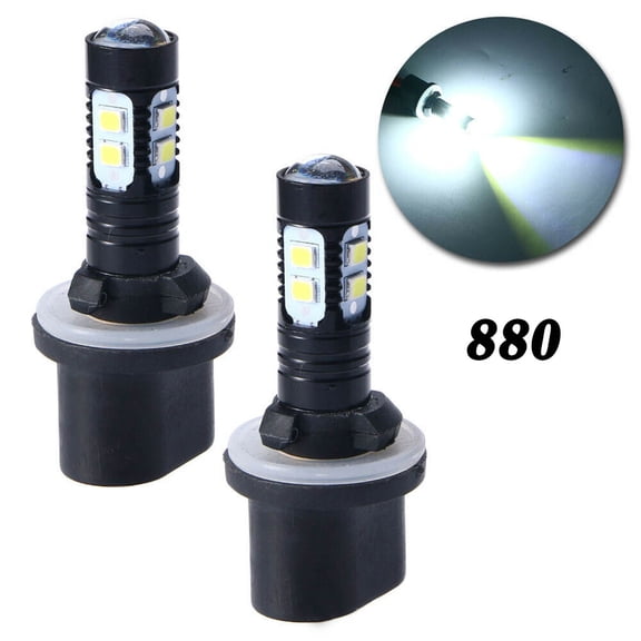 880 890 892 893 899 LED Projector Fog Light Bulbs 6000K White High Power 2PC
