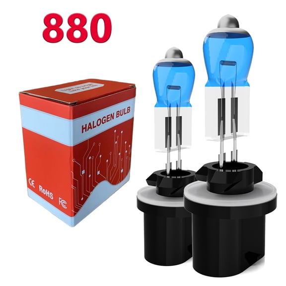 880 Halogen Fog Light Bulb For 1999 Chevrolet Silverado,High Brightness Headlight Bulb,6000K,Pack of 2