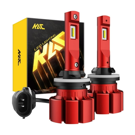 880 LED Fog Light Bulb, 6000K Cool White Super Bright 885 893 899 Fog Light Lamp, DRL Halogen Replacement for Cars Trucks, Pack of 2