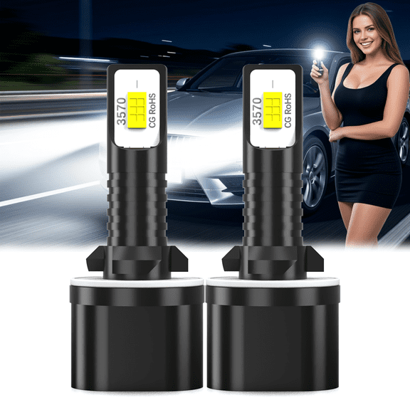 880 LED Fog Light Bulb For 2003-2005 Mazda B3000,High Brightness Headlight Bulb,6000K,Pack of 2