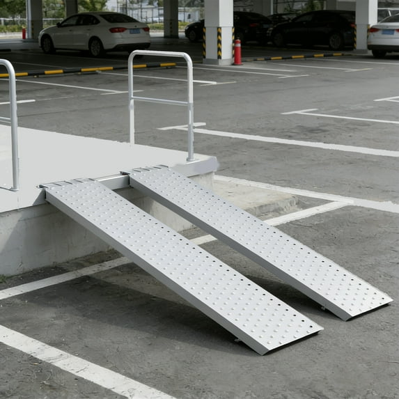 880 Lbs Load Capacity Shed Ramp, Aluminum Alloy Shed Ramp, Lightweight ...