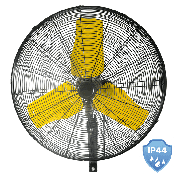 8800 CFM 24" Outdoor Oscillating Wall Fan, High Velocity 3-Speed Waterproof Professional Outdoor Fan, Heavy Duty Industrial Wall Mount Fans for Patio, Commercial, Garage, Warehouse, UL Listed