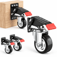 880lb 3 Inch Heavy Duty Retractable Workbench Casters Kit, 4 Pack ...