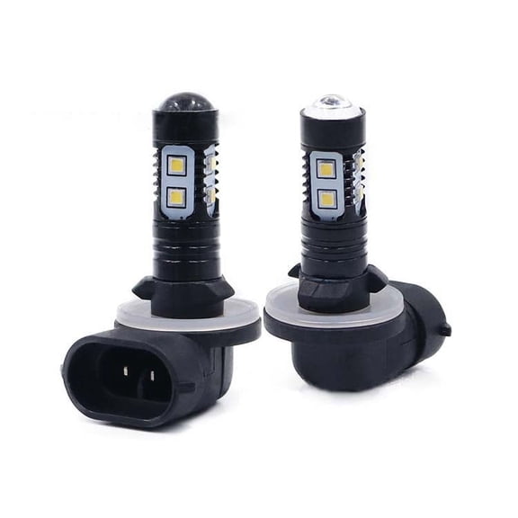 881 6000K White 55W 1600LM LED Foglight Fog Light Conversion Bulbs Bright