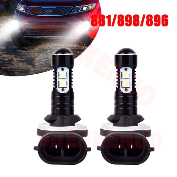 881/896 LED Light Bulbs for Kia Soul 2010 2011 2012 2013 889 Fog Light 2pcs