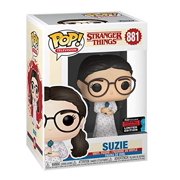 Funko POP TV Stranger Things Suzie 2019 NYCC Shared Sticker Exclusive Figure 881