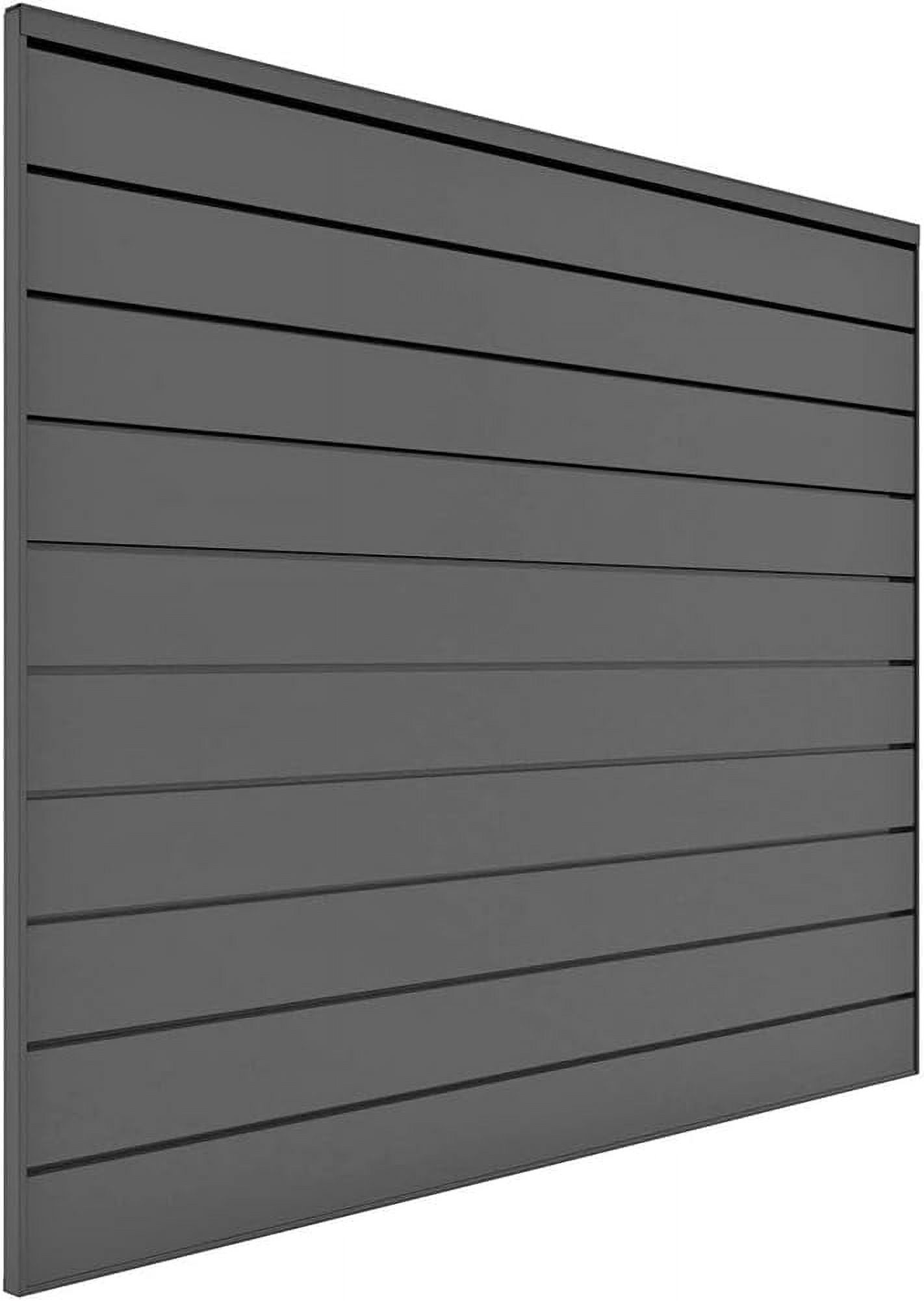 88104 Heavy Duty PVC Slatwall Garage Organizer, 4Feet by 4Feet