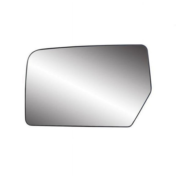 88211 - Fit System Driver Side Non-heated Mirror Glass w/ backing plate, Ford Expedition 07-14, 5 5/ 8" x 8 9/ 16" x 9 5/ 8" (w/ o Blind Spot)