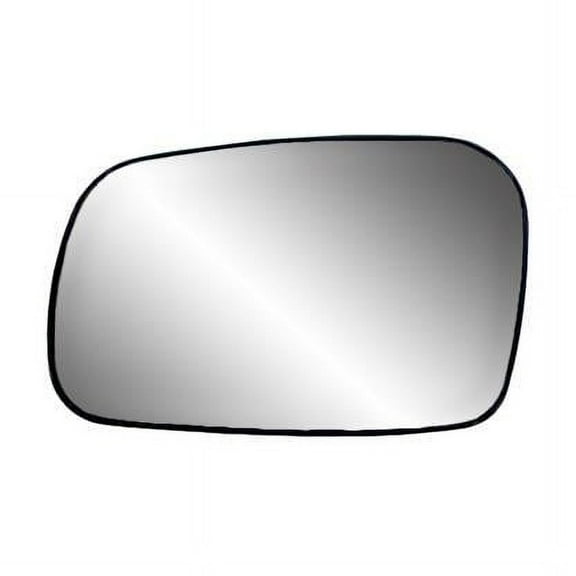 88255 - Fit System Driver Side Non-heated Mirror Glass w/ backing plate, Honda Civic Coupe 06-11, 4 11/ 16" x 7 1/ 8" x 7 9/ 16" (non-foldaway)