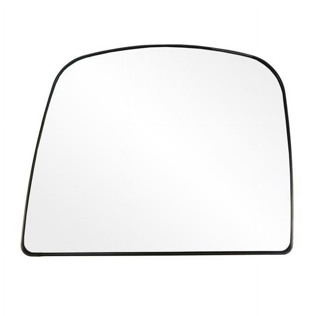 88263 - Fit System Driver Side Non-heated Mirror Glass w/ backing plate, GMC Savana Full Size Van, Chevy Express 08-18, 5 11/ 16" x 71/ 4" x 8 3/ 8" (top lens)