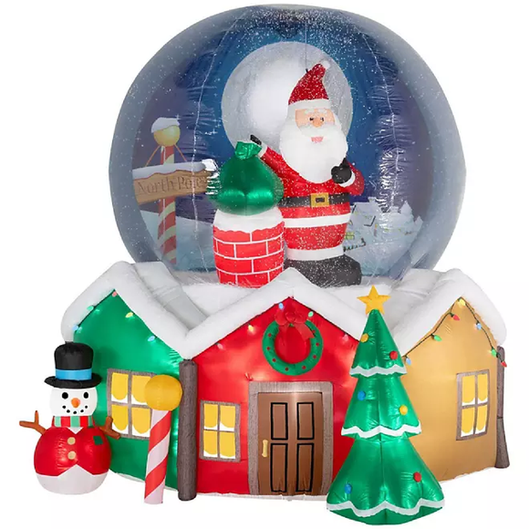 Inflatable Christmas Snow Globe