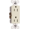 thumbnail image 1 of 885LACC14 Premium Decorator Outlet, 15A, 125V, Light Almond, 1 of 1