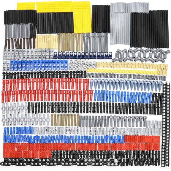 885PCS Technic-Axles-Pin Kit Compatible with Major Brands Parts-Pieces Technical-Connectors Bush-Chain-Link