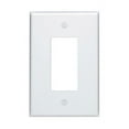 thumbnail image 1 of 88601-000 1 Gang Rocker-GFCI Wall Plate  White, 1 of 1