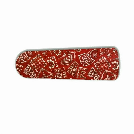 888 Cool Fans B52-0001093 52 in. Red Bandana Ceiling Fan Blades - Set of 5