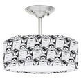 thumbnail image 1 of 888 Cool Fans DR-0001064 Star Wars Stormtroopers 2-Light Brushed Nickel Drum Style LED Lamp Fixture, 1 of 1