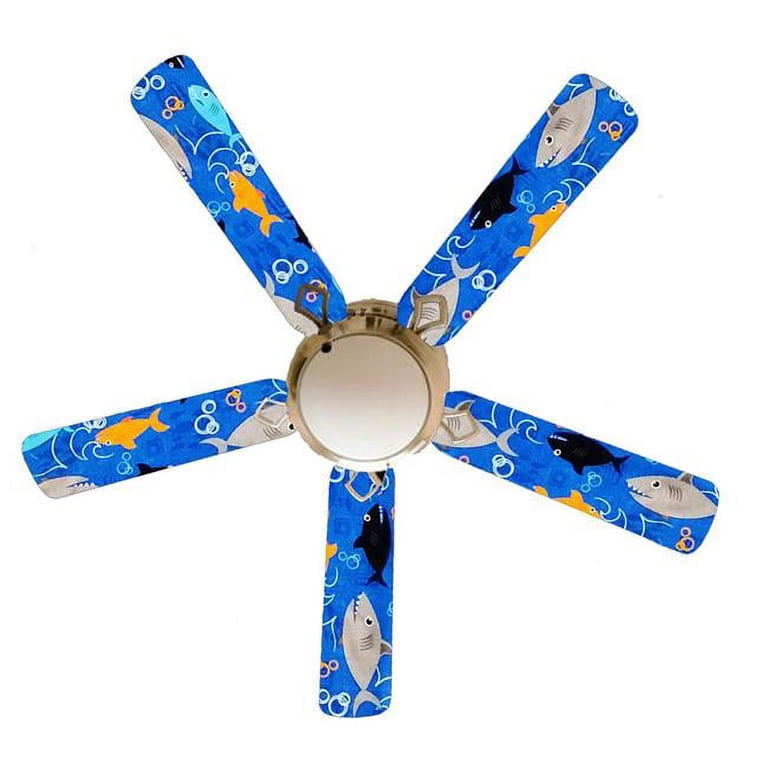 888 Cool Fans F52-0001038 52 in. Fish Frenzy Swimming Shark 5