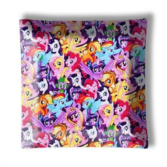888 Cool Fans L-0001075 12 in. My Little Pony Square Semi Flush Mount Ceiling Lamp