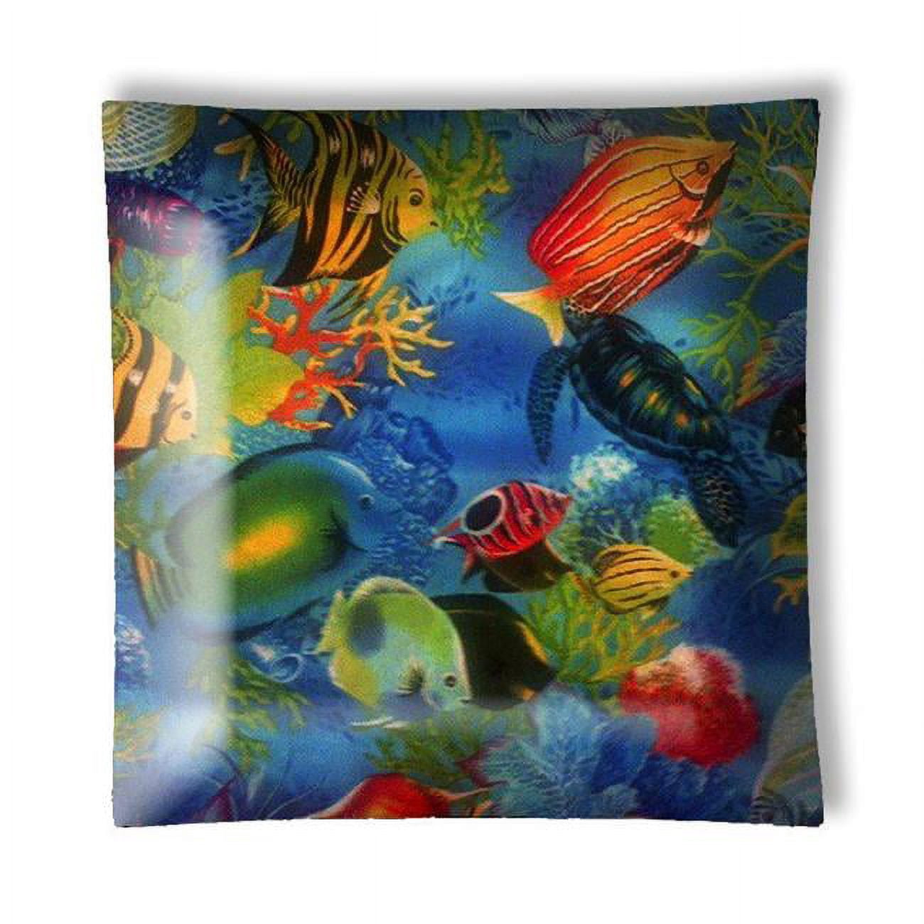 888 Cool Fans L-0001119 12 in. Tropical Fish Coral Reef Square