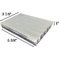 thumbnail image 1 of 888 Display - Pack of 10 Boxes of 5 3/8" x 3 7/8" x 1" SilverFoil Cotton Filled Jewelry Boxes, 1 of 2