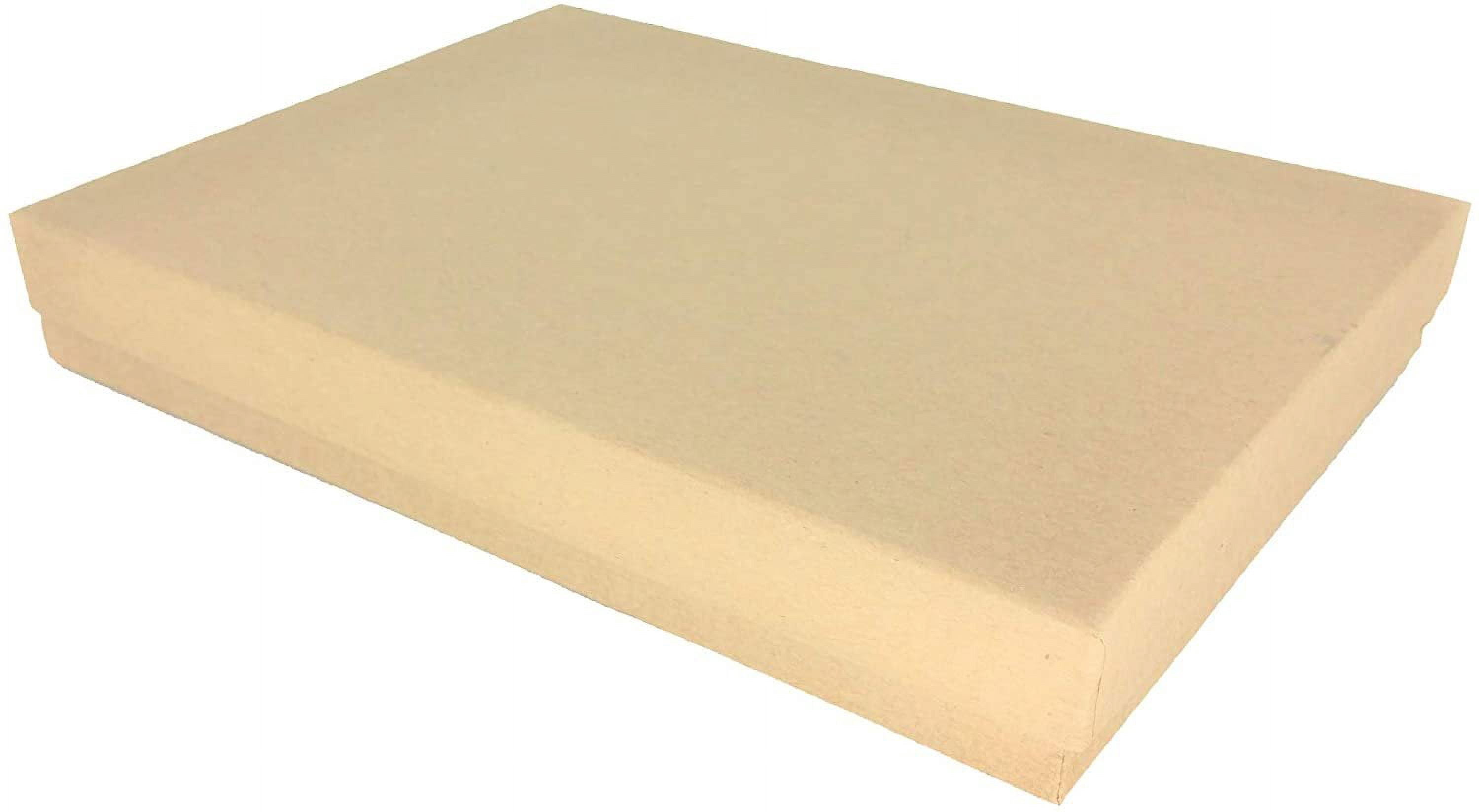 888 Display - Pack Of 15 Boxes Of 3 1/2\" X 3 1/2\" X 1\"H Damask Print Cotton Filled Jewelry Boxes