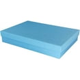 thumbnail image 1 of 888 Display - Pack of 6 Boxes of 7" x 5" x 1 1/4" H Light Blue Kraft Cotton Filled Jewelry Boxes, 1 of 4
