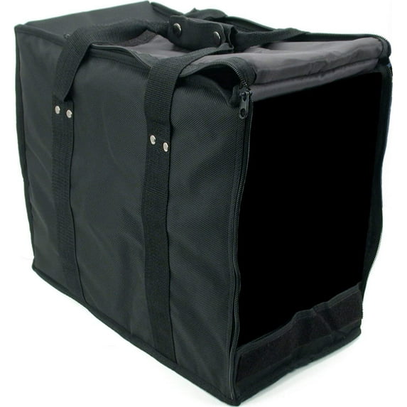 888 Display USA Black 13 1/2" H Carrying Case Holds 12 Standard Jewelry Display Trays