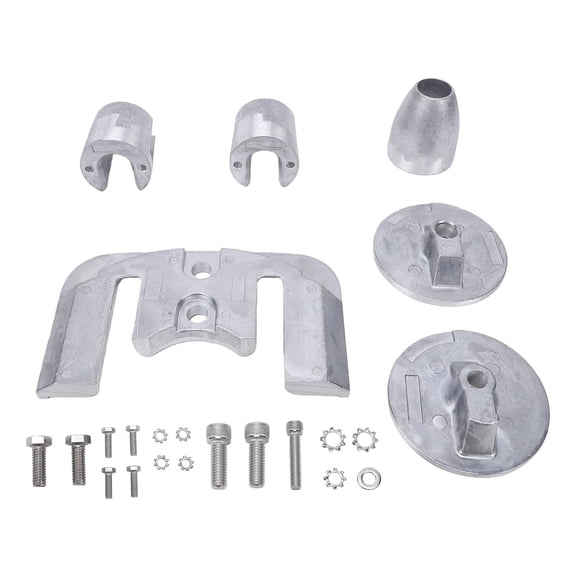 888761Q02 888761Q04 CMBRAVO3KITA Corrosions Resistant Aluminum Anode Set For Marine Sacrificial Protected Marine Use