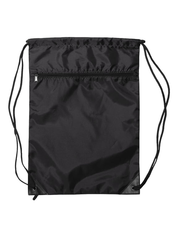 8888 Denier Nylon Zippered Drawstring Backpack