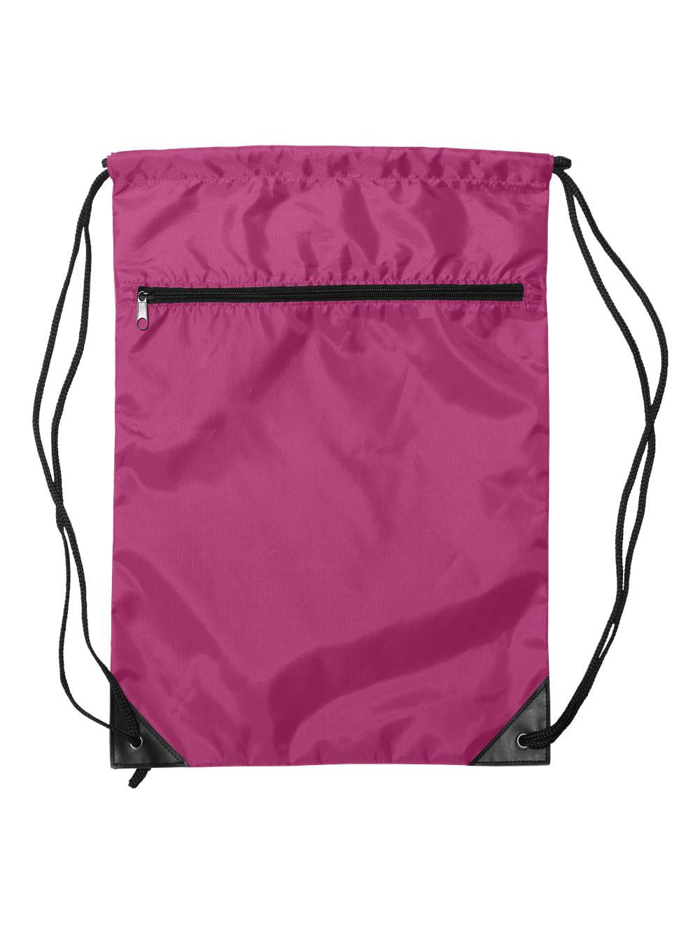 8888 Denier Nylon Zippered Drawstring Backpack