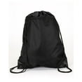 thumbnail image 1 of 8888 Denier Nylon Zippered Drawstring Backpack, 1 of 3