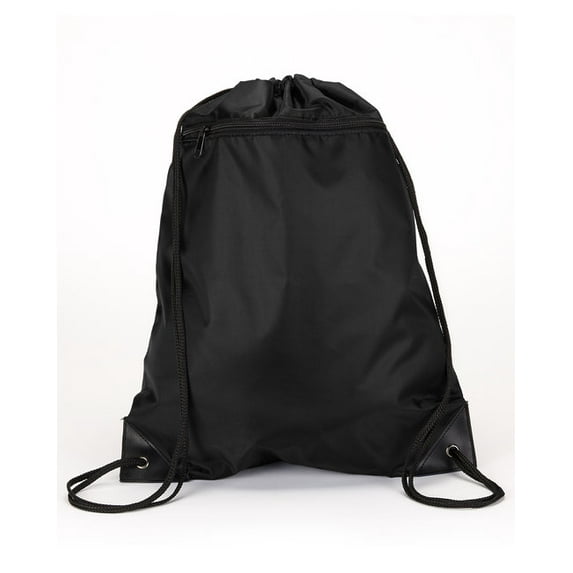 8888 Denier Nylon Zippered Drawstring Backpack