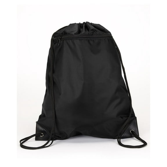 8888 Denier Nylon Zippered Drawstring Backpack
