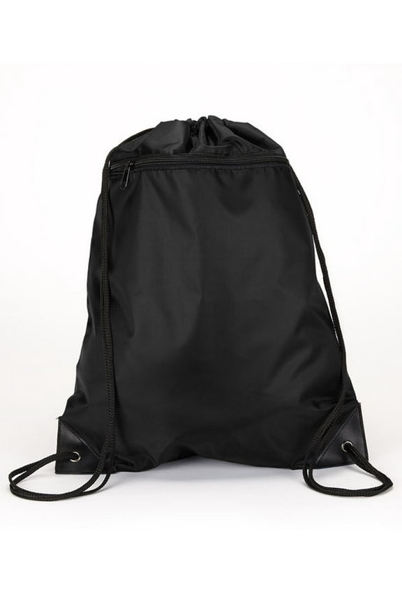 8888 Denier Nylon Zippered Drawstring Backpack