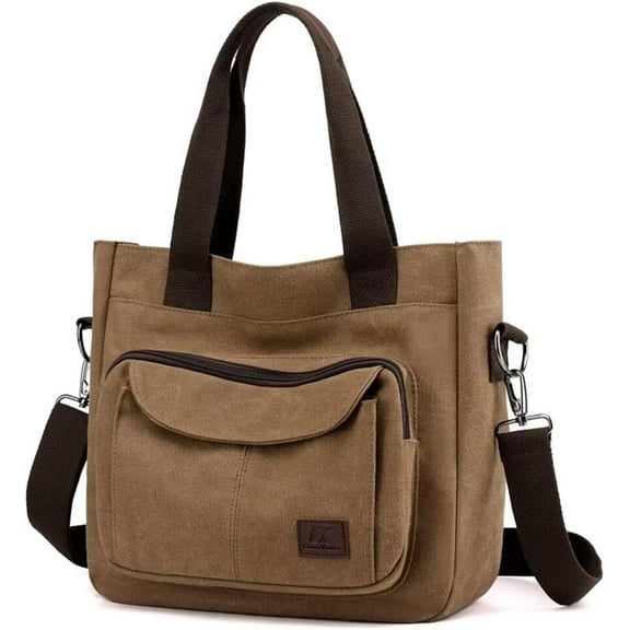 JennyShop Casual Fabric Bag, Hot Sale Canvas Purses and Handbags for Women, Medium Crossbody Purse Travel Work Tote Bag