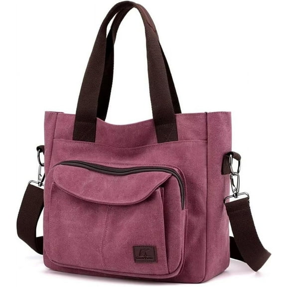 JennyShop Casual Fabric Bag, Hot Sale Canvas Purses and Handbags for Women, Medium Crossbody Purse Travel Work Tote Bag