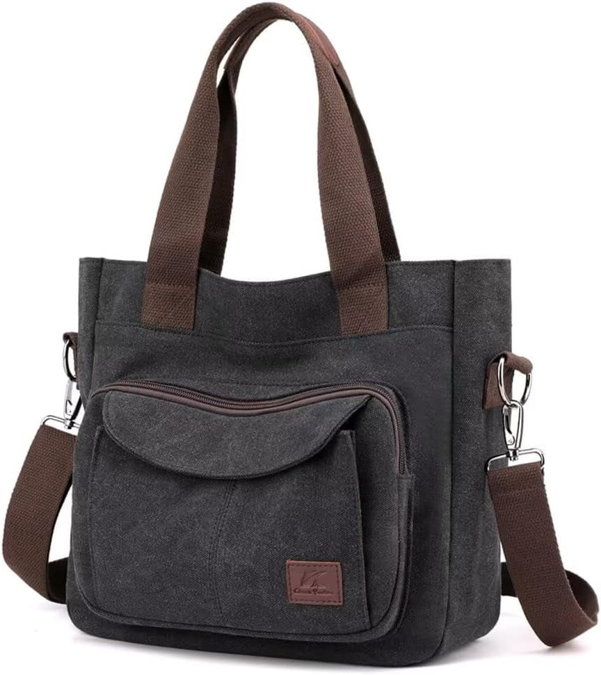 JennyShop Casual Fabric Bag, Hot Sale Canvas Purses and Handbags for Women, Medium Crossbody Purse Travel Work Tote Bag