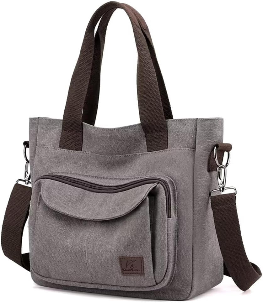 JennyShop Casual Fabric Bag, Hot Sale Canvas Purses and Handbags for Women, Medium Crossbody Purse Travel Work Tote Bag