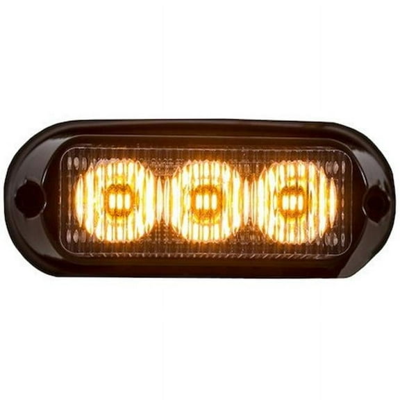 8891120 3.87 in. 3 LED Mini Strobe Light, Amber