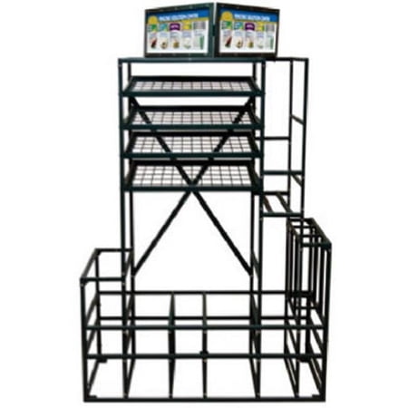 889890A 4 ft. Free Standing Display Rack