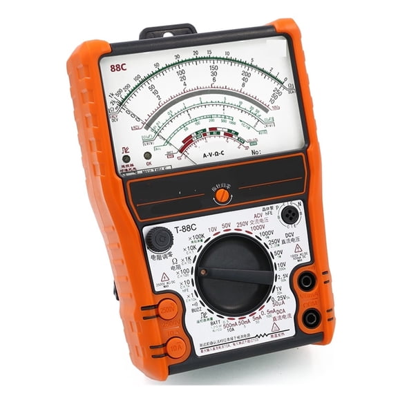 88C Analog Multimeter, High-Precision Mechanical Pointer Meter with Anti-Burn