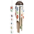 thumbnail image 1 of 88Craft Art Bamboo Wind Chimes Outdoor Beautiful Flower Hand-Painted Artwork, 1 of 8