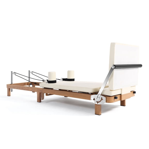 88In Foldable Home Pilates Reformer with Jumpboard, Dual Resistance & Foldable Storage Design for Full Body Fitness